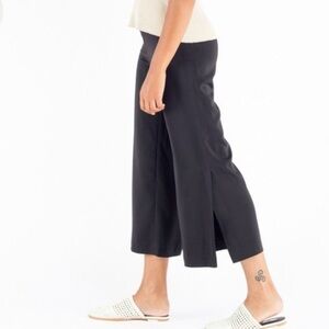 Just Female Black Amber Wide Leg Pants, Size L